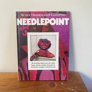 Vintage 1978 Better Homes & Gardens Needlepoint Hardcover Book